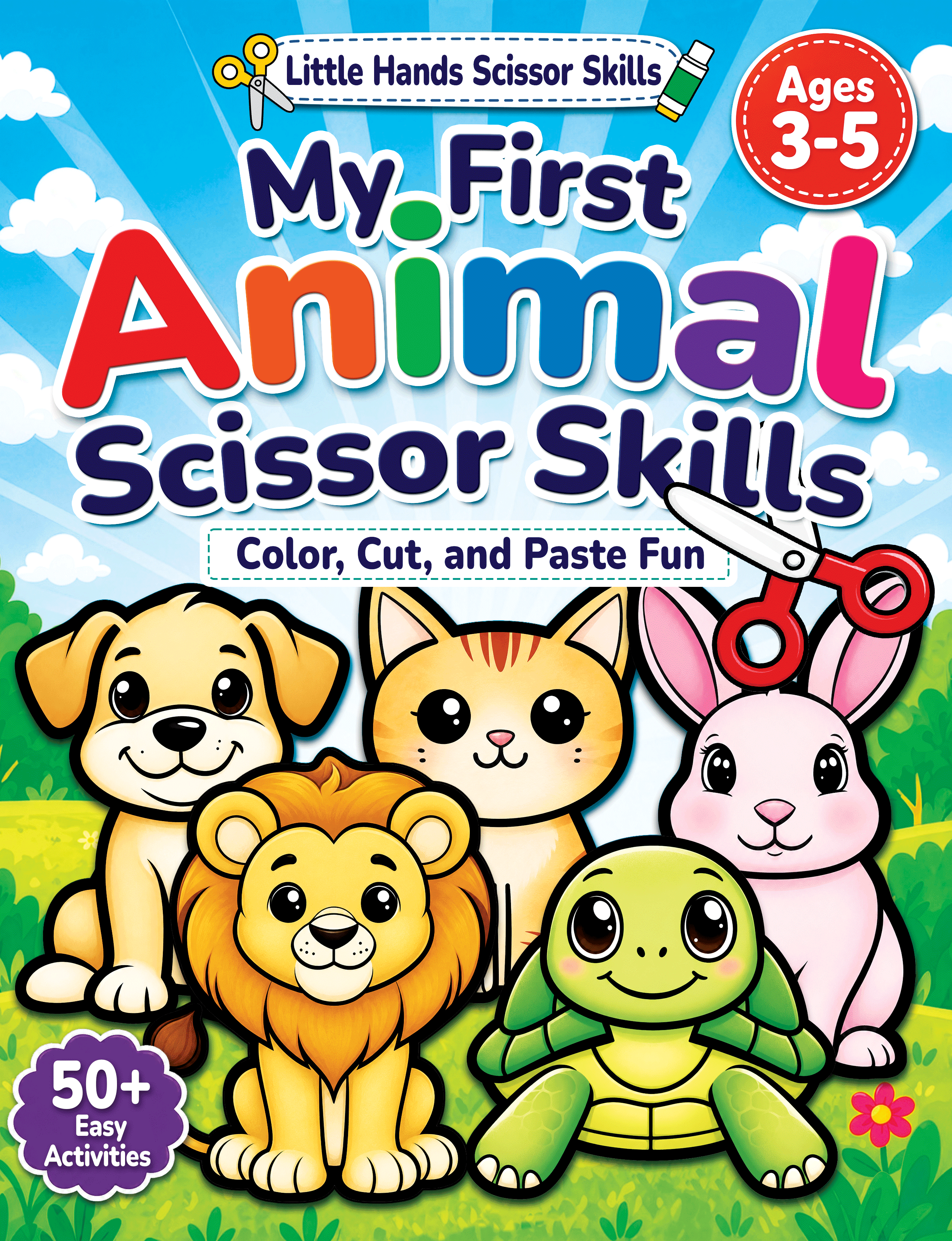 My First Animal Scissor Skills Workbook Cover