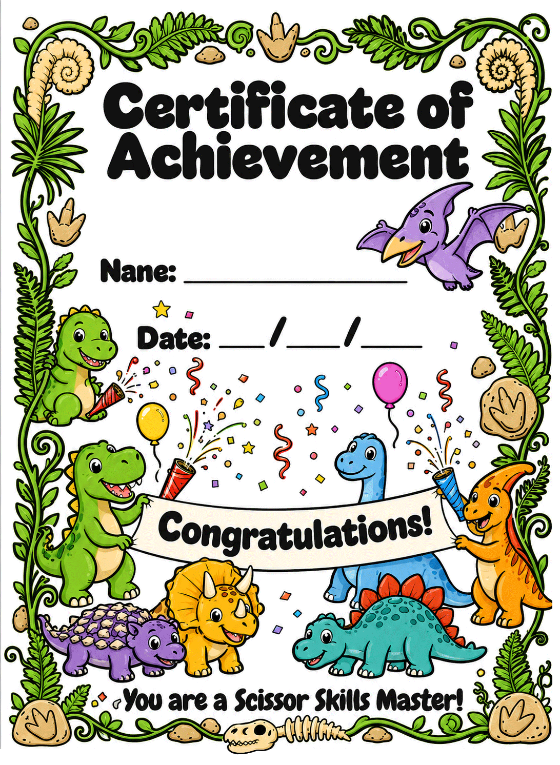 Dinosaur Digital Diploma